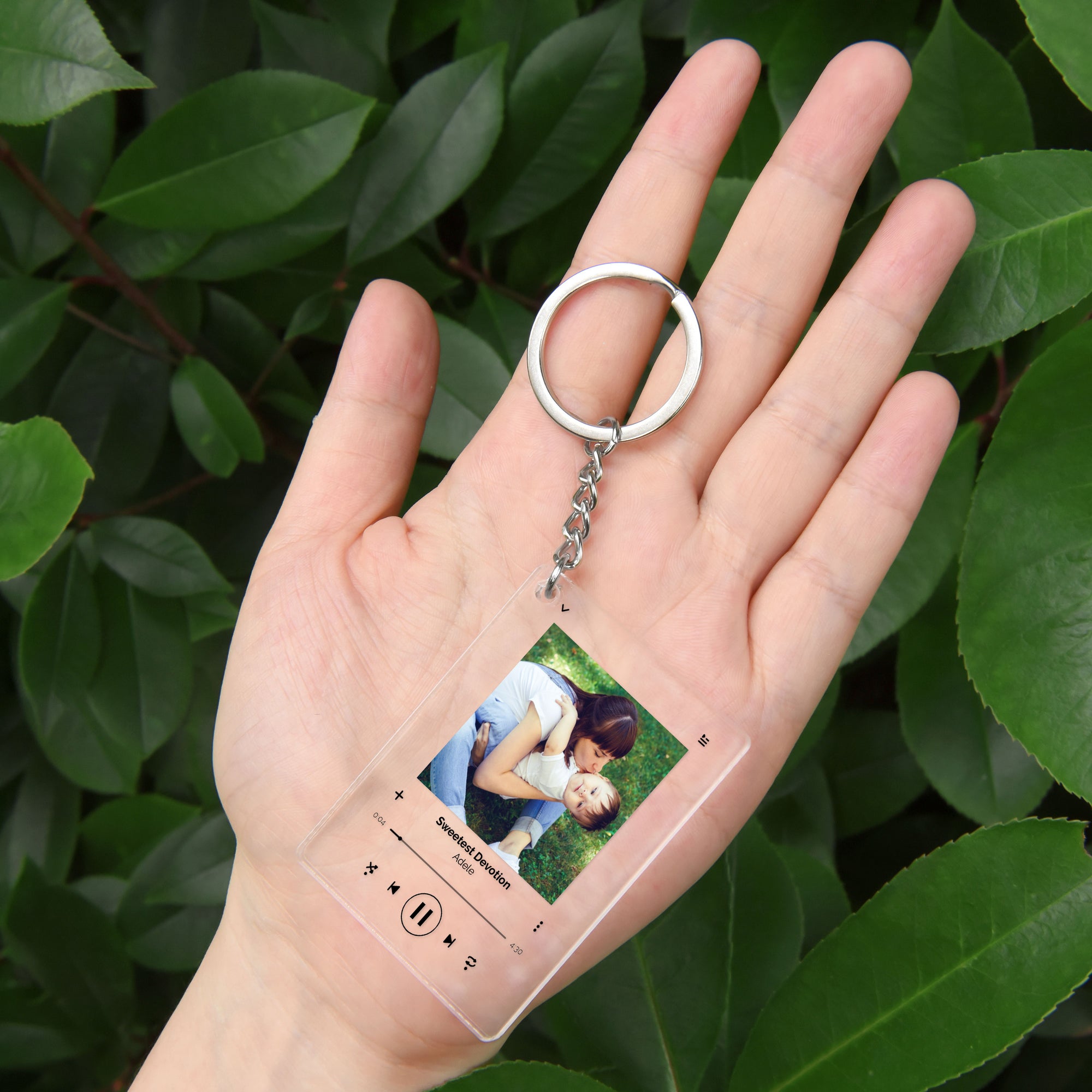 Custom Music Player Acrylic Keychain