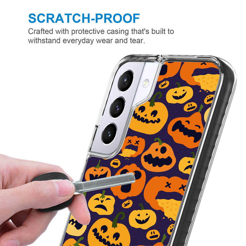 Wasted Pumpkin-Purple Background Samsung Phone Case