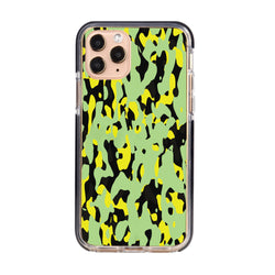 Street Lime Green Camo Impact iPhone Case