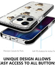 Pug Pattern iPhone Case