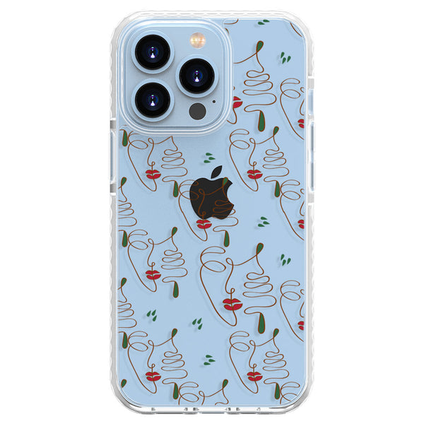 Christmas Abstract Faces Phone Case