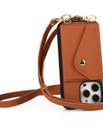 Paris | Genuine Leather Crossbody iPhone Case