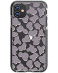 Gray Cow Print Phone Case