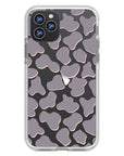 Gray Cow Print Phone Case