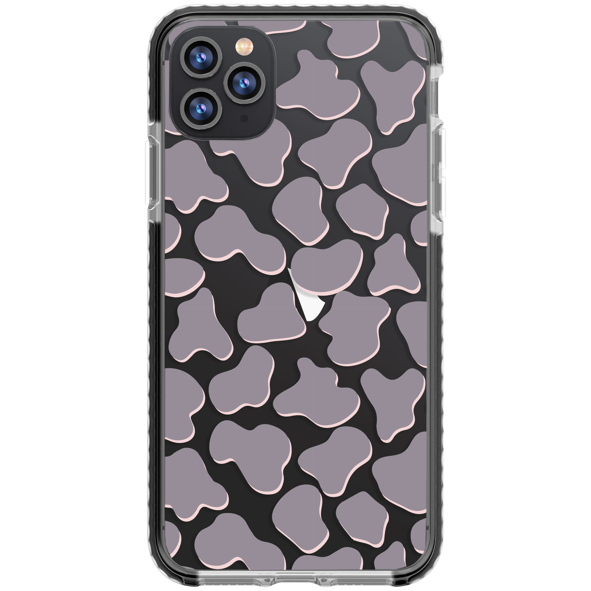 Gray Cow Print Phone Case