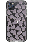 Gray Cow Print Phone Case