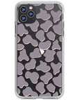 Gray Cow Print Phone Case