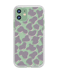 Gray Cow Print Phone Case