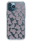 Gray Cow Print Phone Case