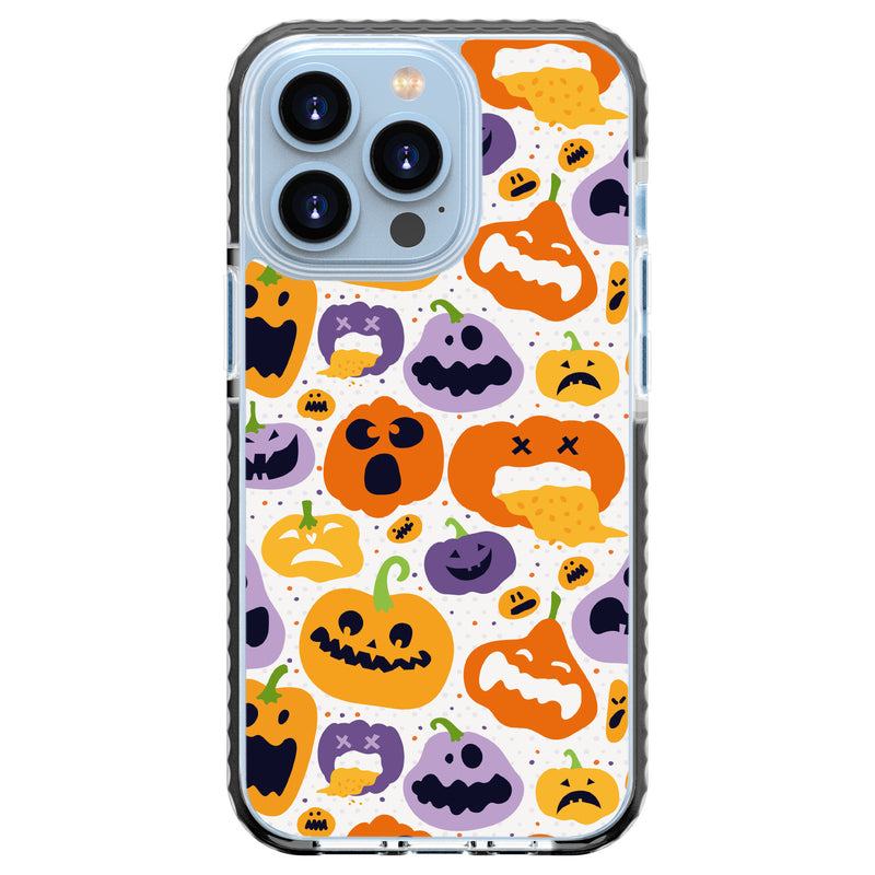 Wasted Pumpkin White Background iPhone Case