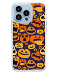 Wasted Pumpkin Purple Background iPhone Case