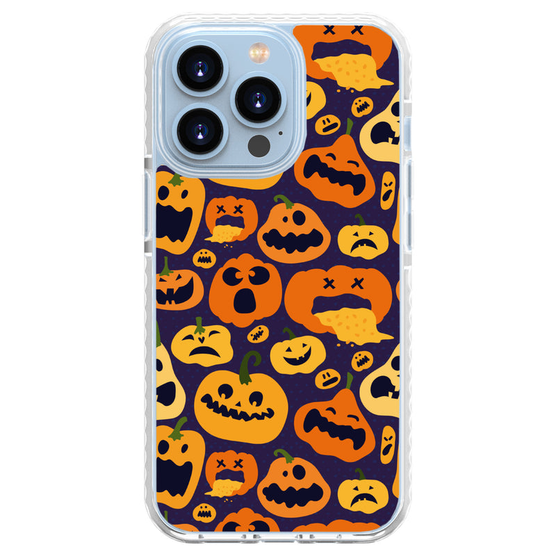 Wasted Pumpkin Purple Background iPhone Case