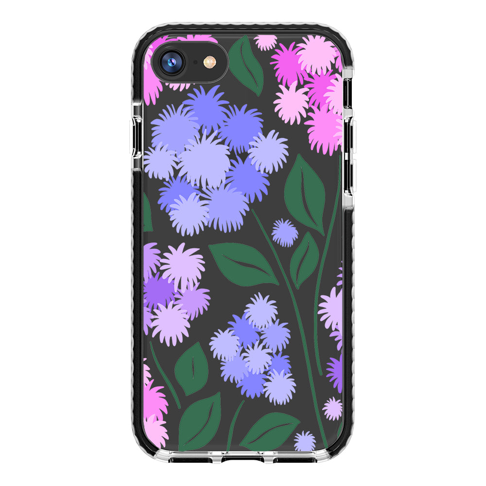 Ageratum Floral Impact iPhone Case