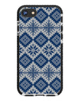 Ugly Sweater Blue White Impact iPhone Case