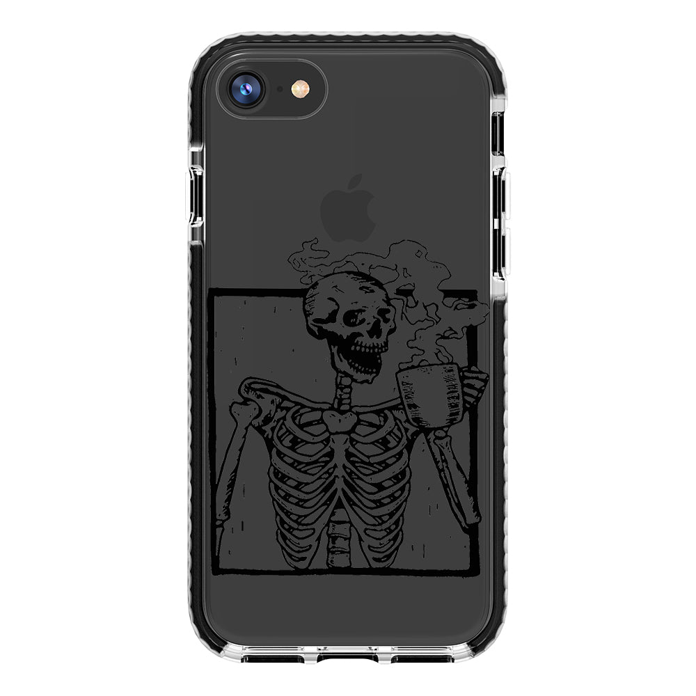 Coffee Skeleton Impact iPhone Case