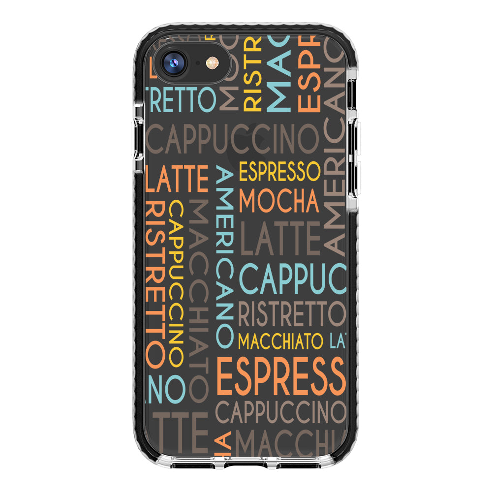 Coffee Names Impact iPhone Case