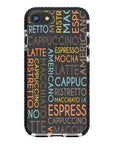 Coffee Names Impact iPhone Case