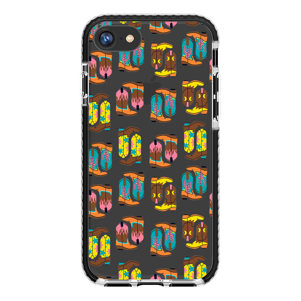 Cowboy Boots Collage iPhone Case