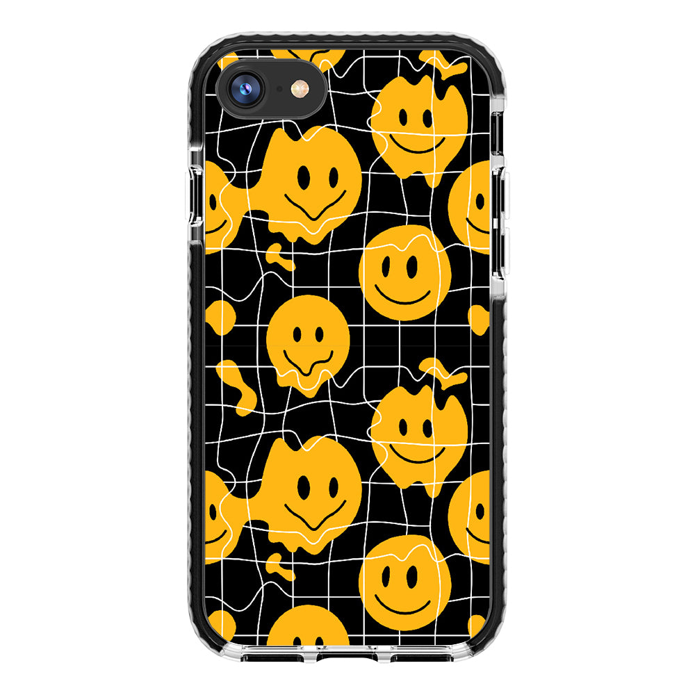 Grid Smiley  Impact iPhone Case