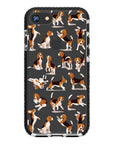 Beagle Hearts Impact iPhone Case