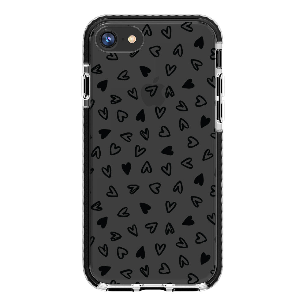 Little Hearts Impact iPhone Case