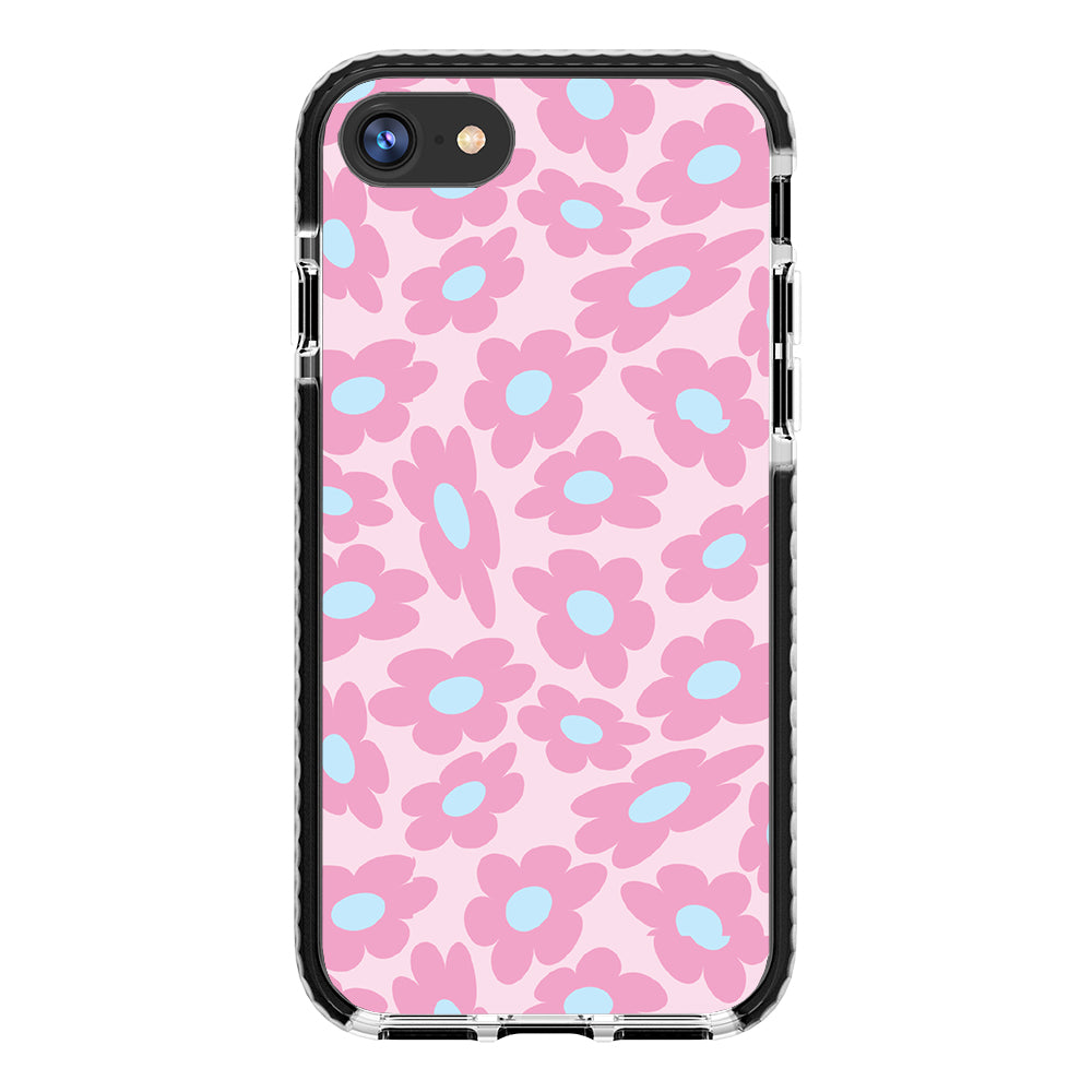 Pastel Warped Flower iPhone Case