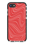 Psychedelic  Red Swirl iPhone Case