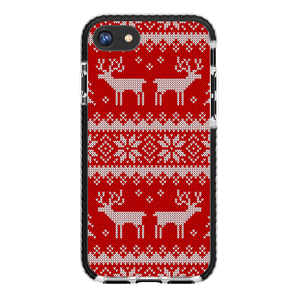 Ugly Sweater Red White Impact iPhone Case