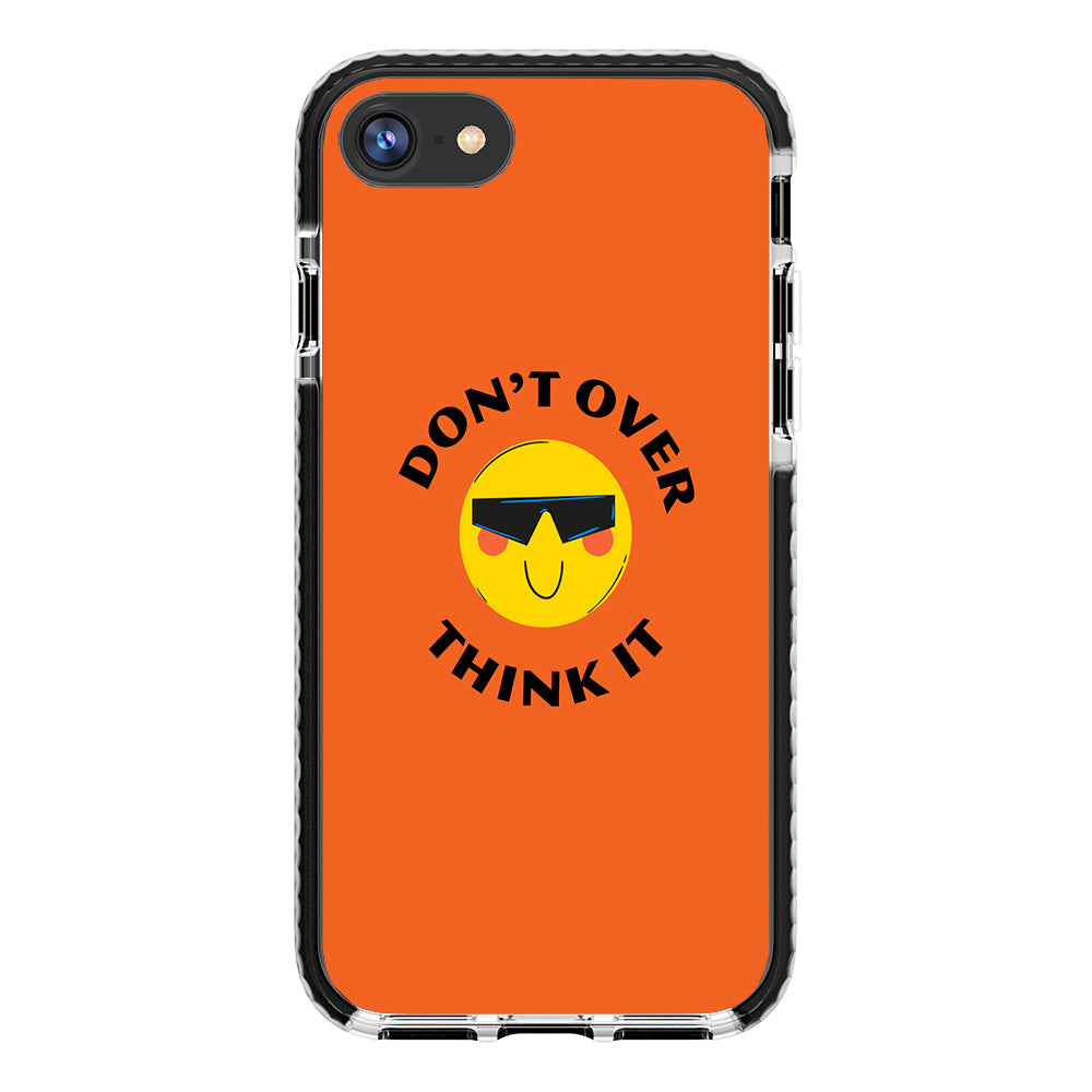 Don&#39;t Overthink Quote Impact iPhone Case