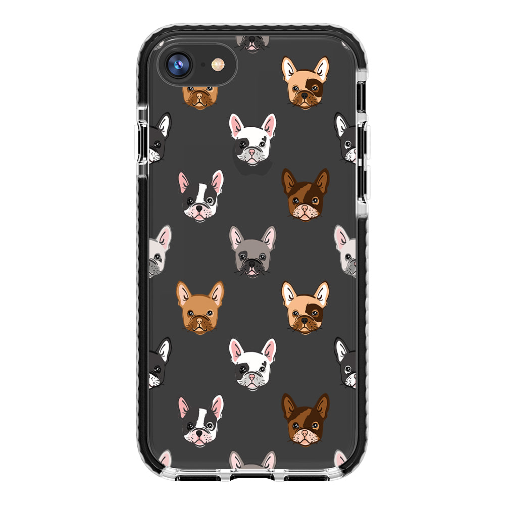 Frenchie Faces Impact iPhone Case