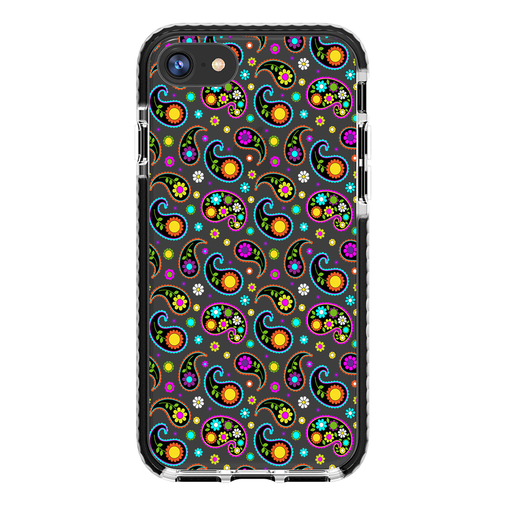 Colorful Paisley Impact iPhone Case