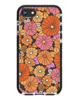 Retro Flowers Impact iPhone Case