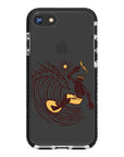 Surfing Skeleton Impact iPhone Case