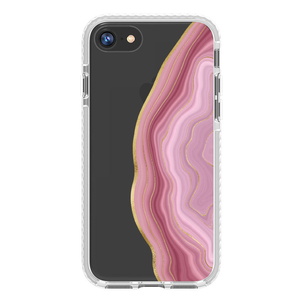 Can Can Pink Agate iPhone Case