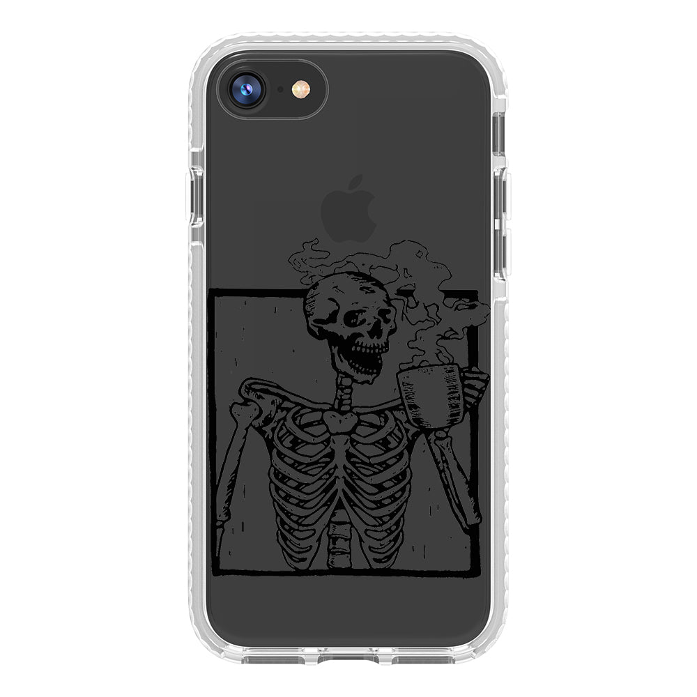 Coffee Skeleton Impact iPhone Case