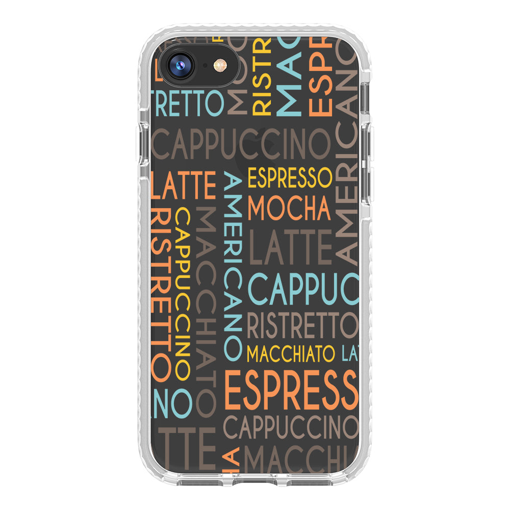 Coffee Names Impact iPhone Case