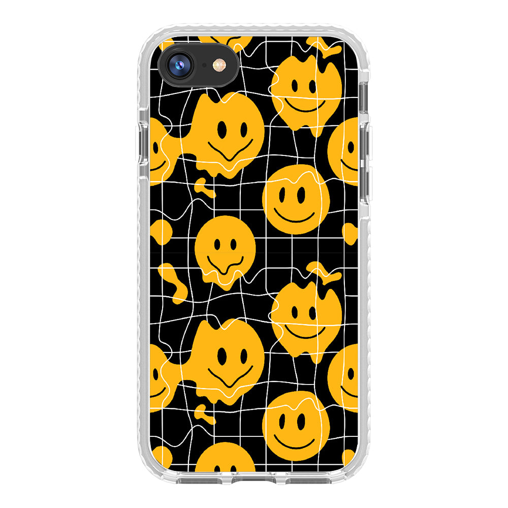 Grid Smiley  Impact iPhone Case