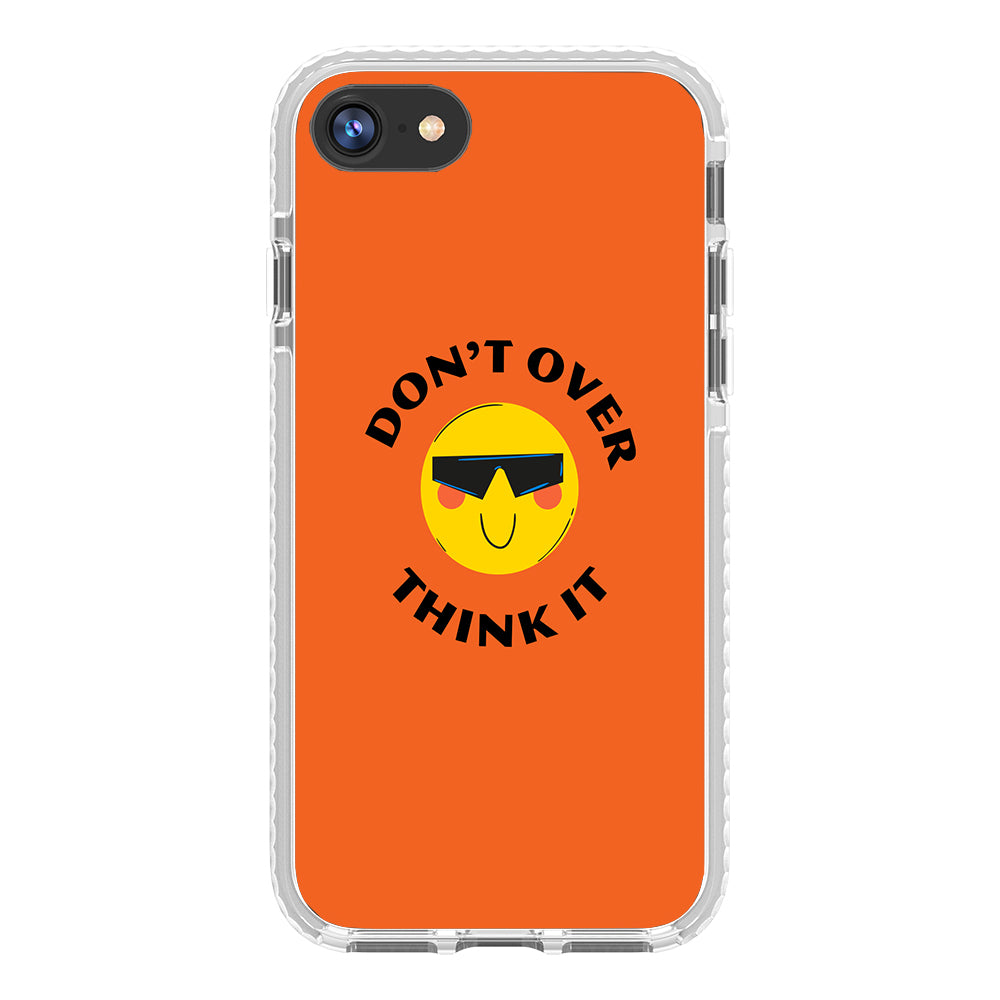 Don&#39;t Overthink Quote Impact iPhone Case