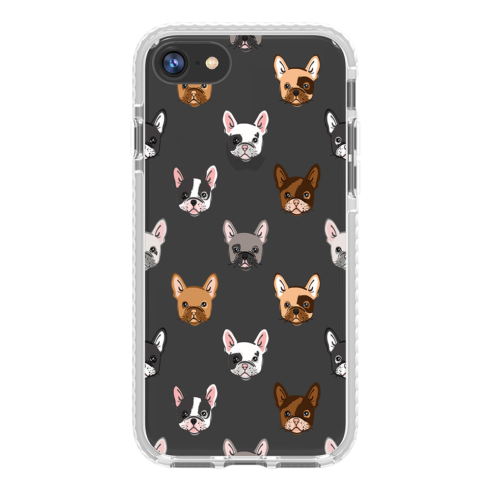 Frenchie Faces Impact iPhone Case