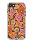 Retro Flowers Impact iPhone Case