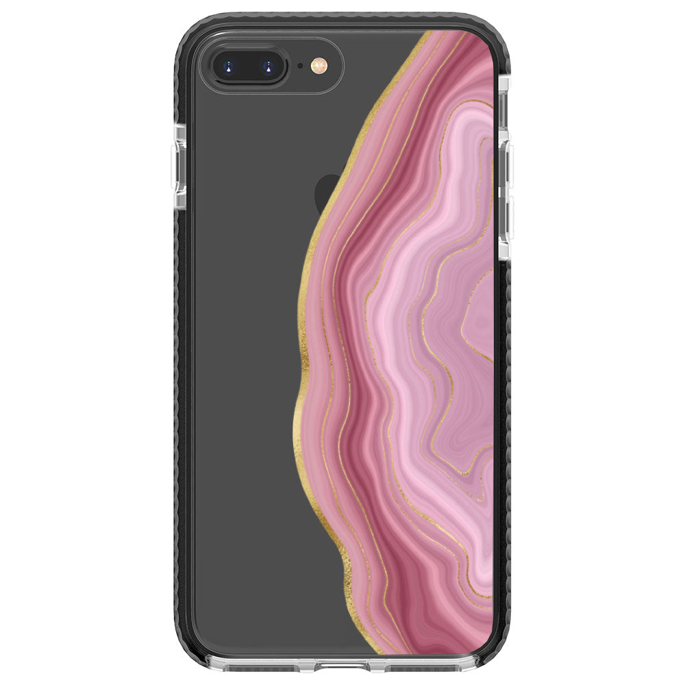 Can Can Pink Agate iPhone Case