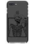 Coffee Skeleton Impact iPhone Case