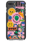 Nostalgic Stickers Impact iPhone Case