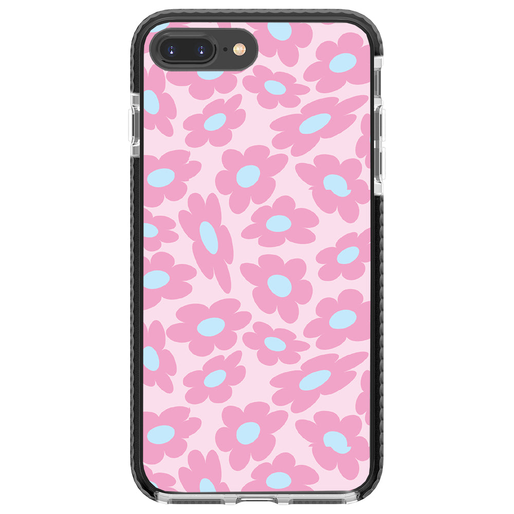 Pastel Warped Flower iPhone Case