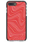 Psychedelic  Red Swirl iPhone Case