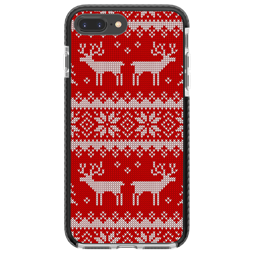 Ugly Sweater Red White Impact iPhone Case