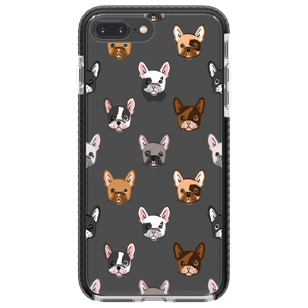 Frenchie Faces Impact iPhone Case