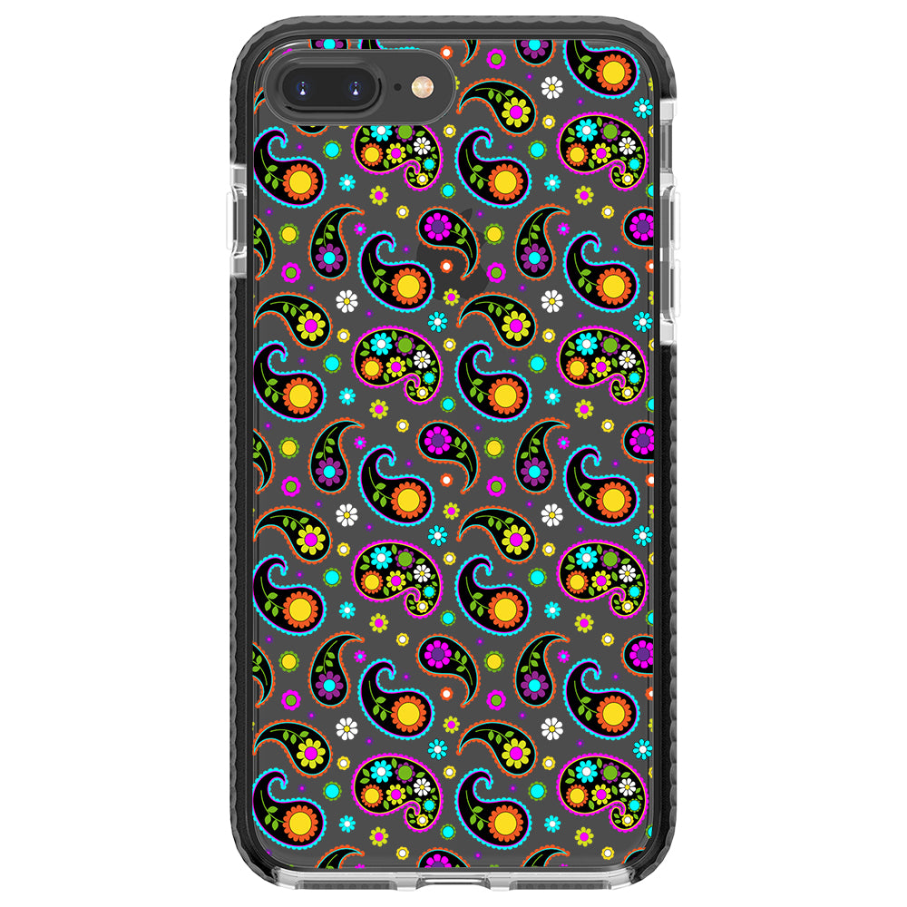 Colorful Paisley Impact iPhone Case