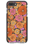 Retro Flowers Impact iPhone Case