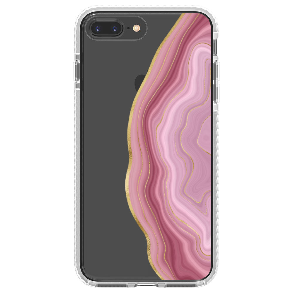 Can Can Pink Agate iPhone Case